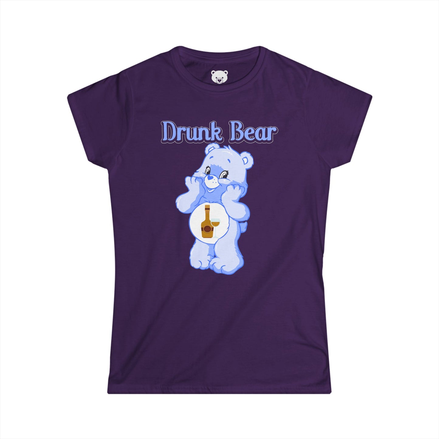 Drunk Bear - Women's Softstyle Tee