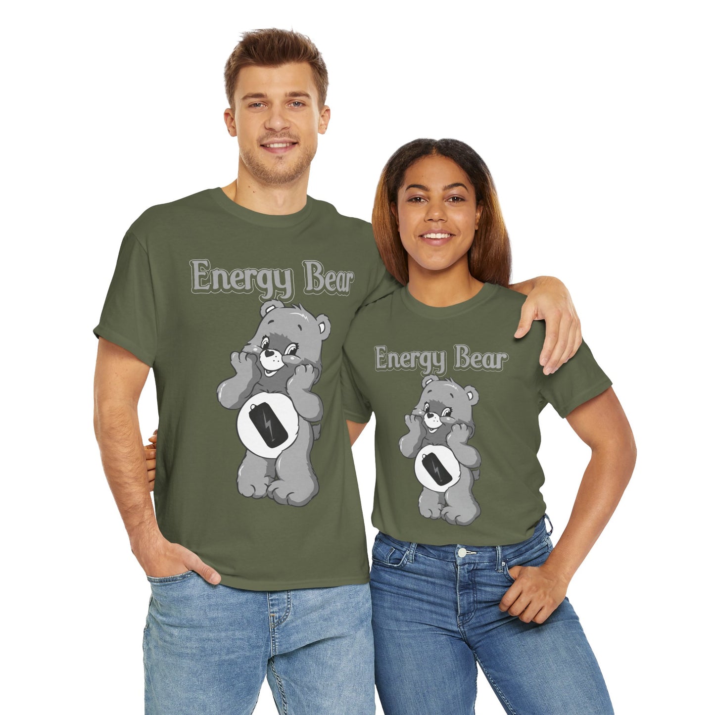 Energy Bear - Unisex Heavy Cotton Tee