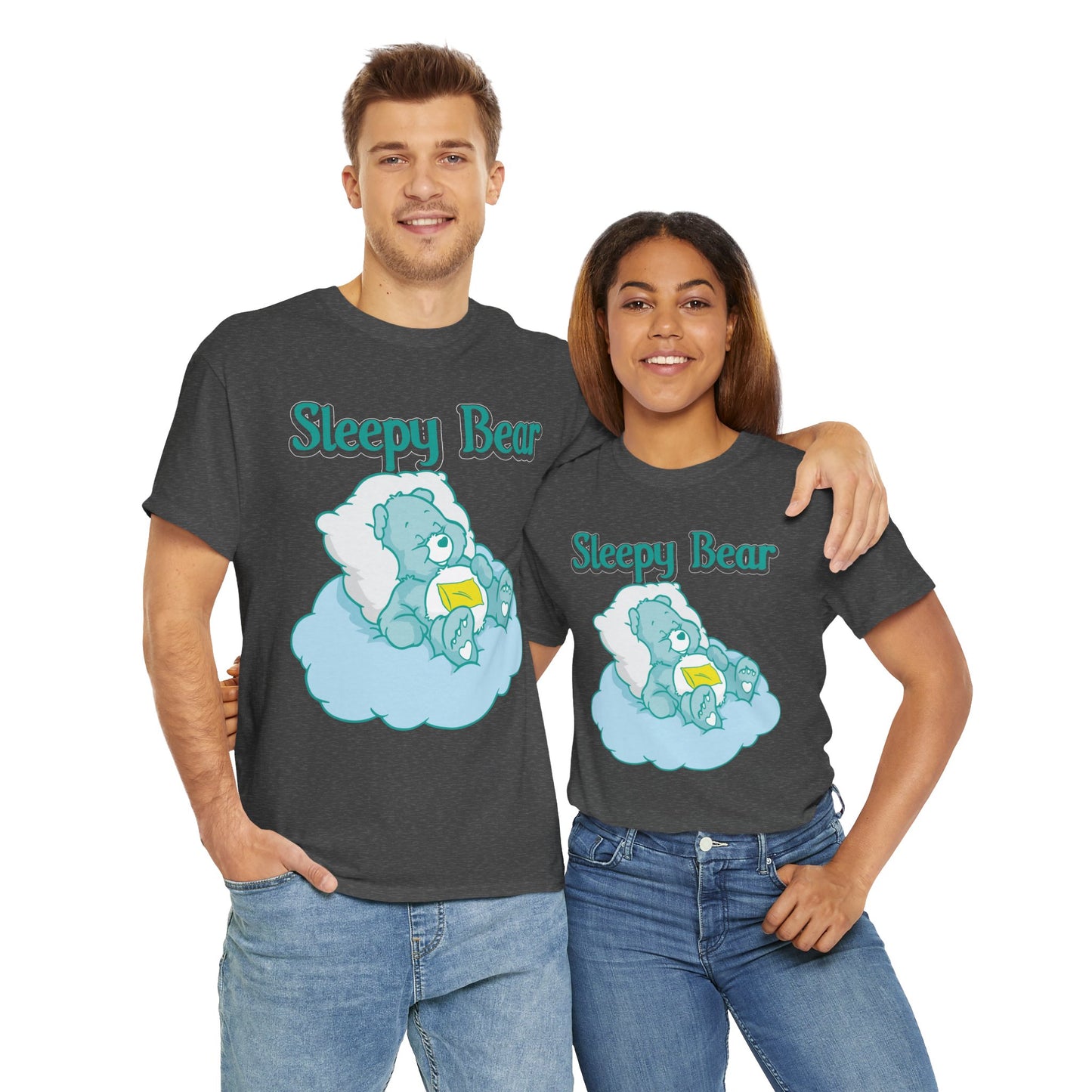 Sleepy Bear - Unisex Heavy Cotton Tee