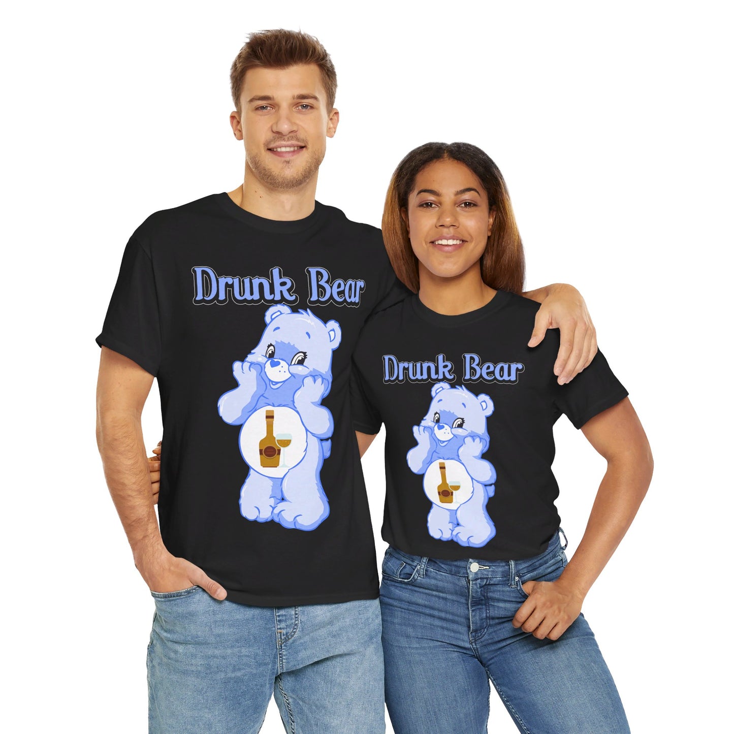 Drunk Bear - Unisex Heavy Cotton Tee