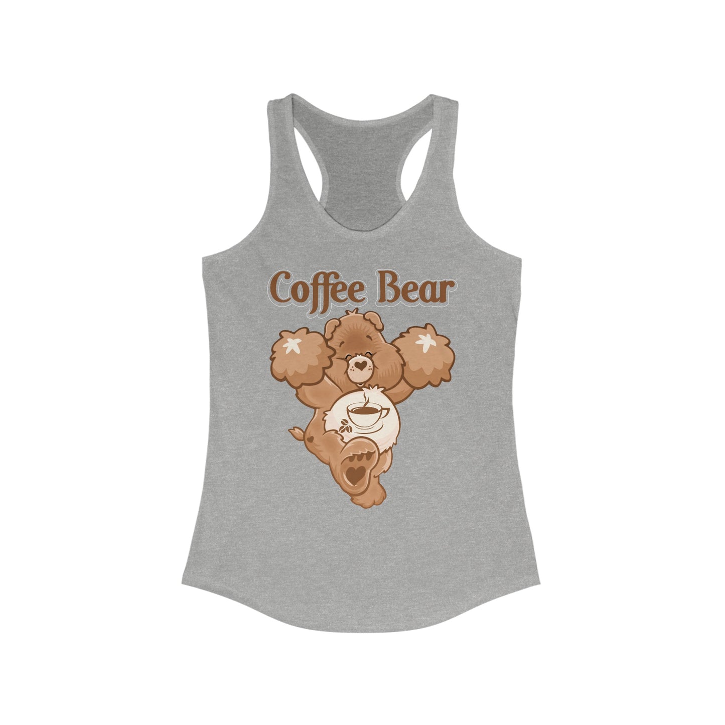 Coffee Bear - Women's Ideal Racerback Tank