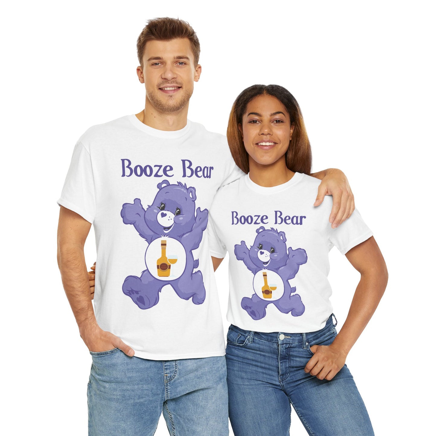 Booze Bear - Unisex Heavy Cotton Tee