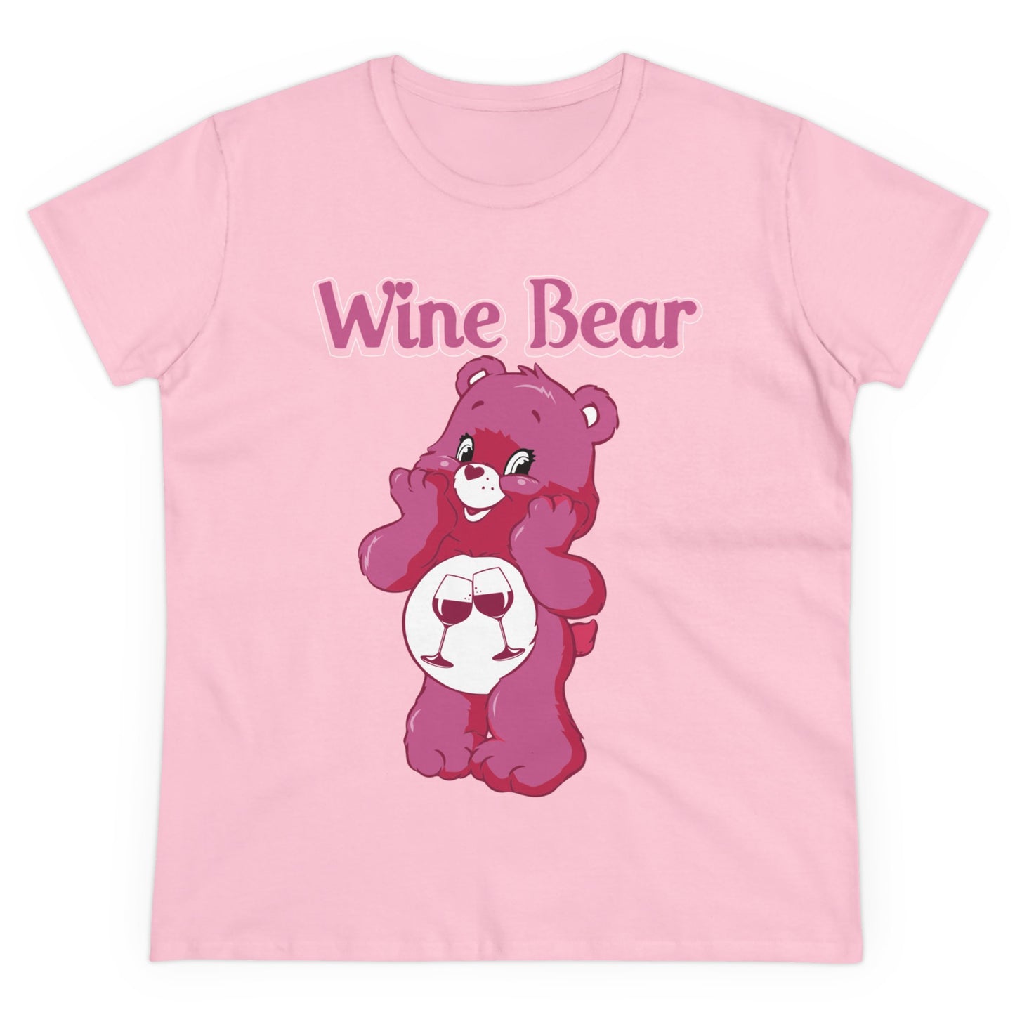 Wine Bear - Women's Midweight Cotton Tee