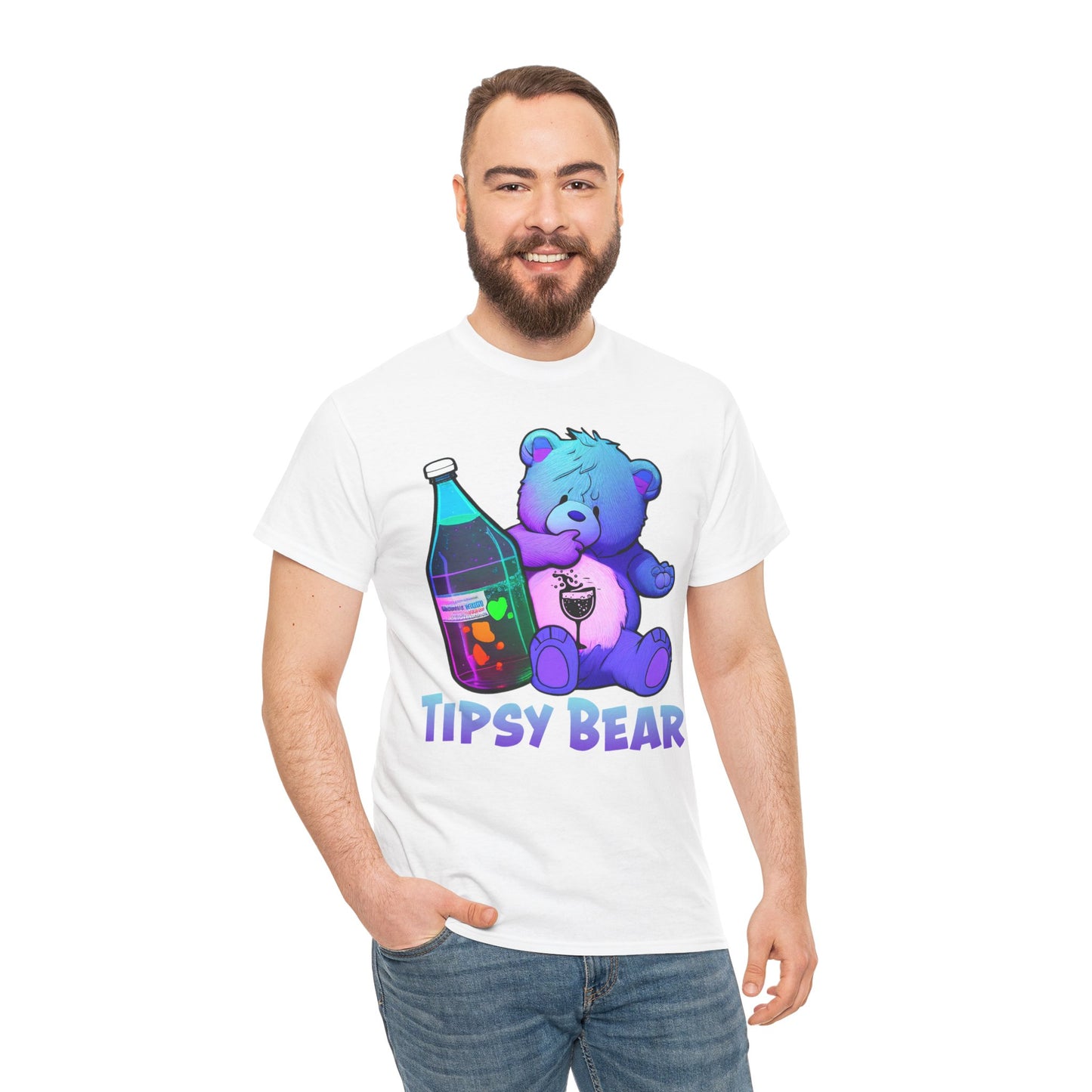 Tipsy Bear - Unisex Heavy Cotton Tee