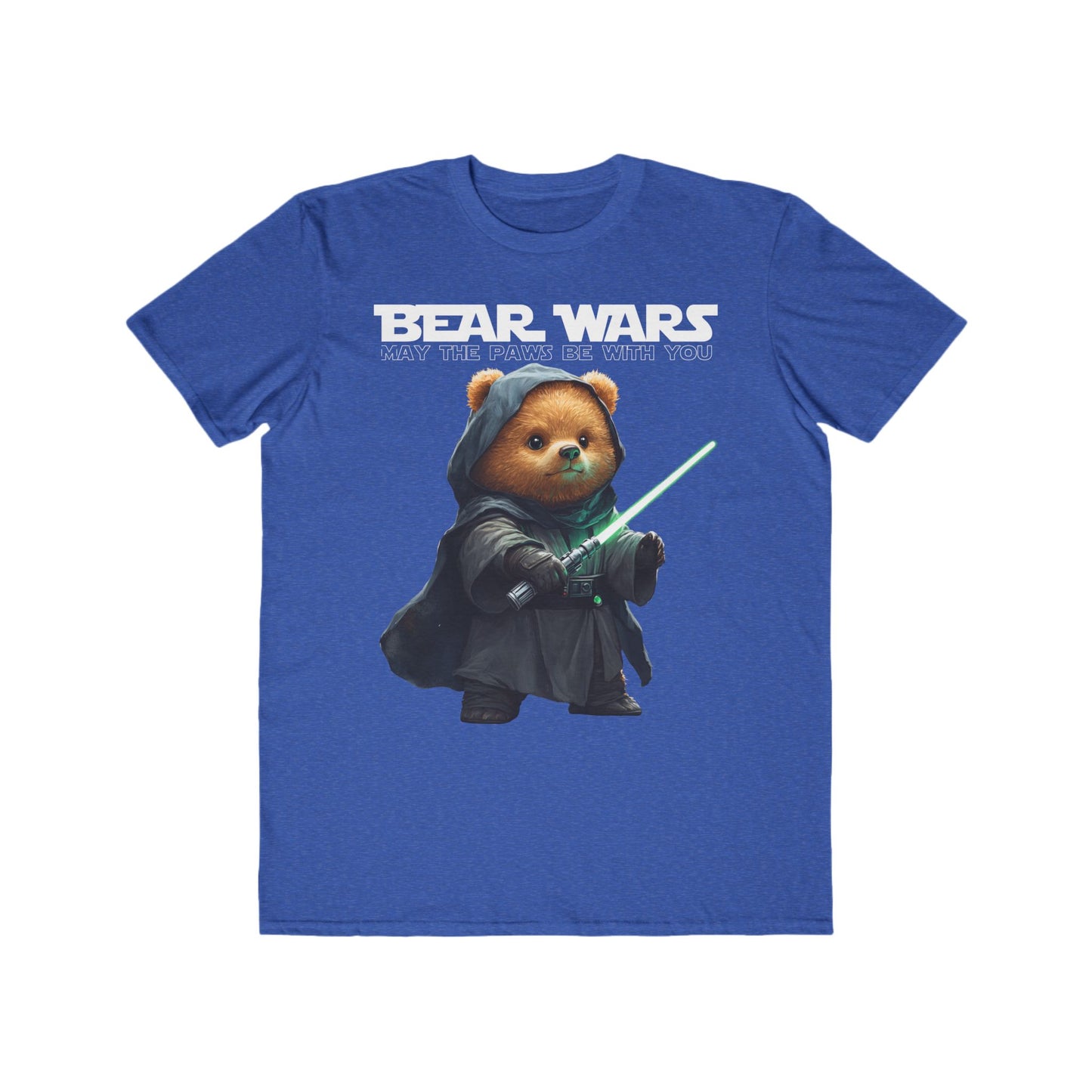 Bear Wars May The Paws Be With You - Men's Lightweight Fashion Tee