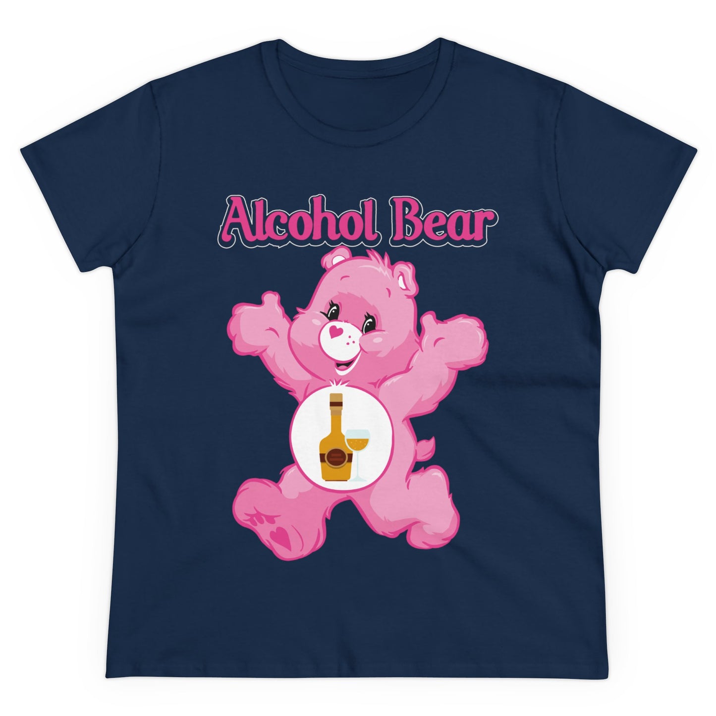 Alcohol Bear - Women's Midweight Cotton Tee