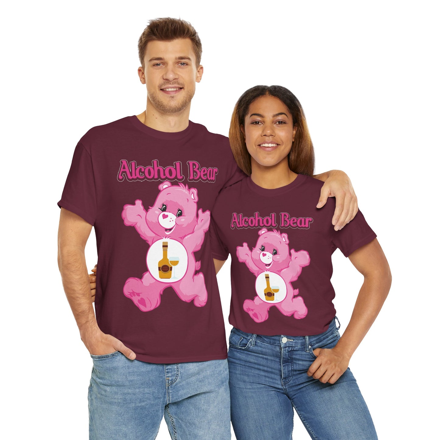 Alcohol Bear - Unisex Heavy Cotton Tee