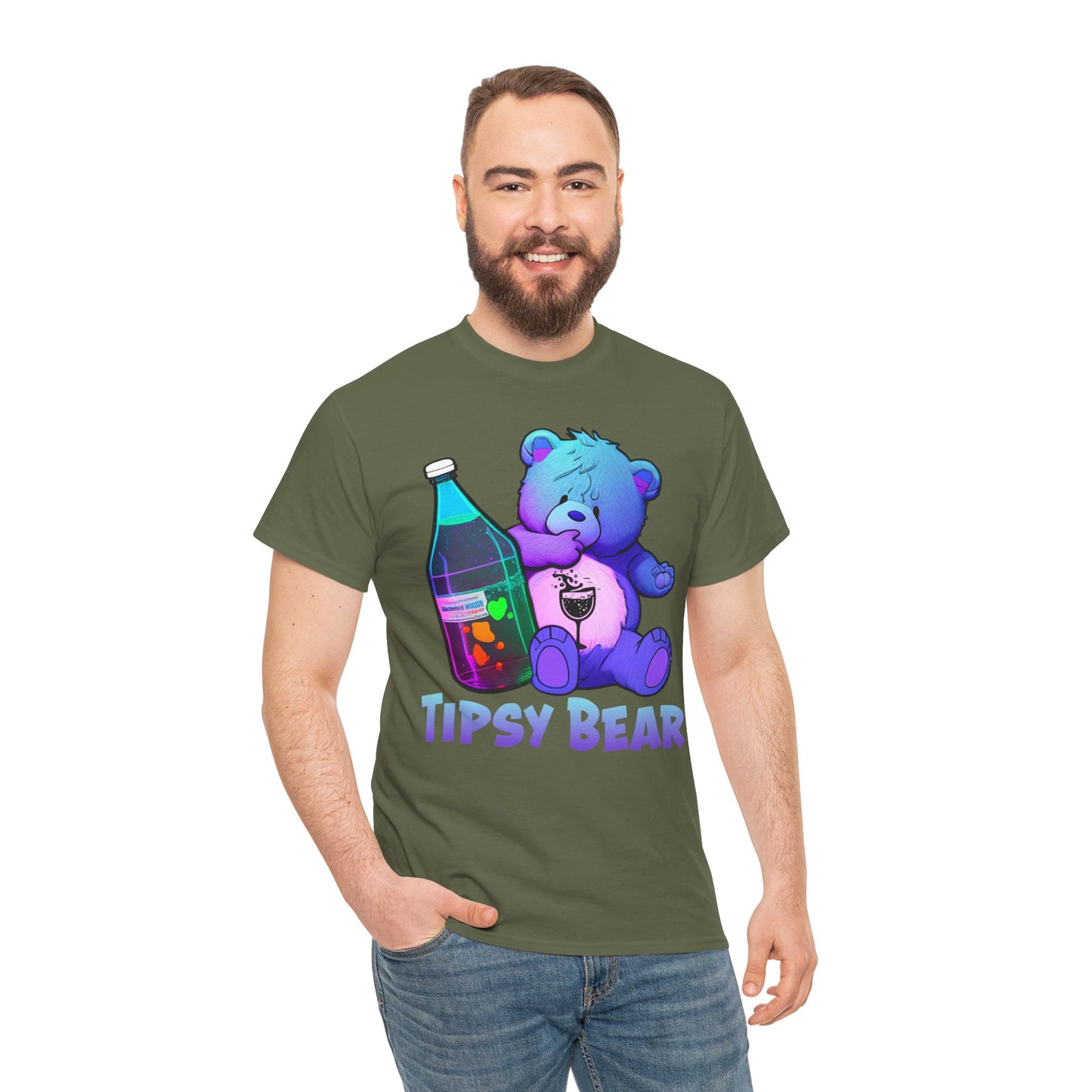 Tipsy Bear - Unisex Heavy Cotton Tee