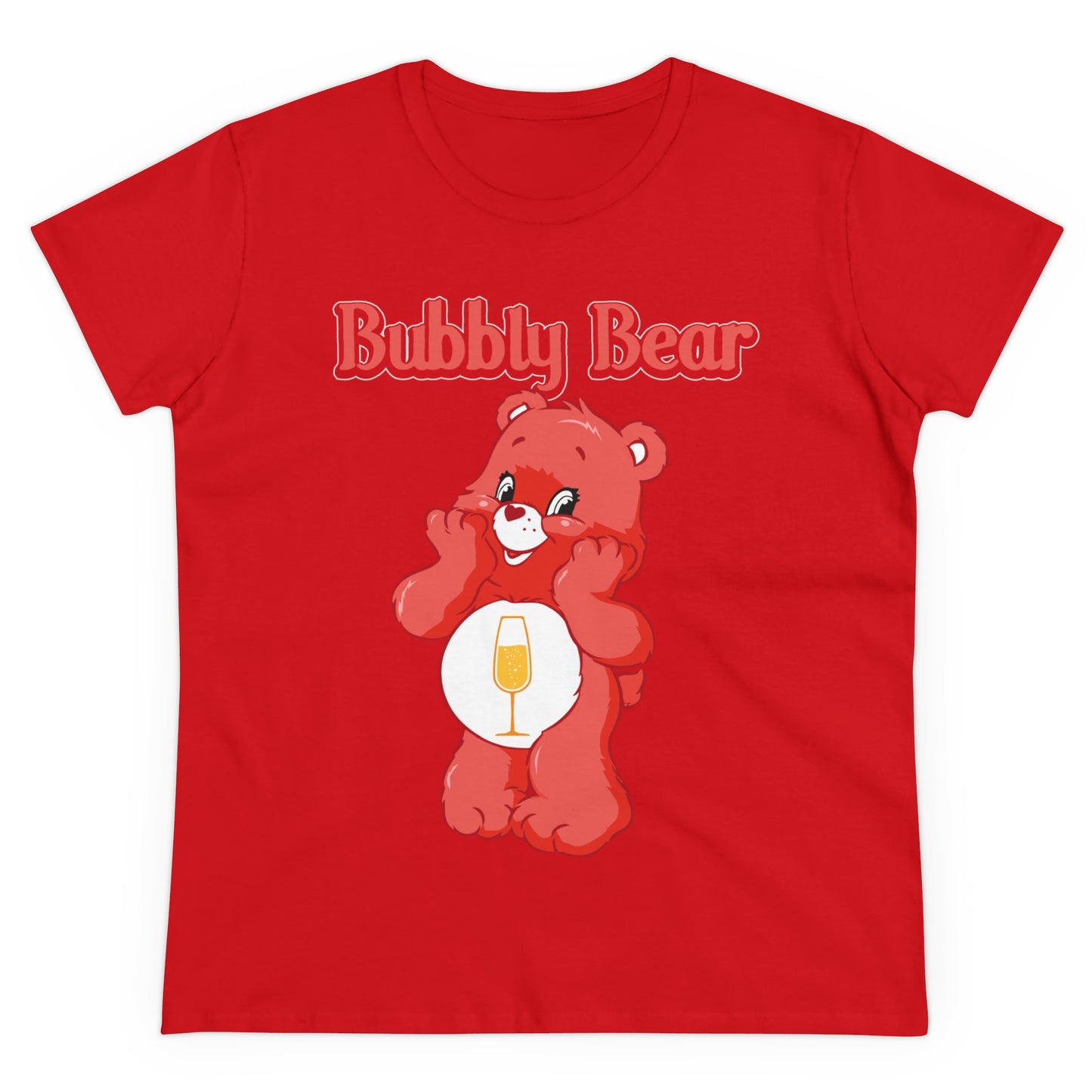 Bubbly Bear - Women's Midweight Cotton Tee