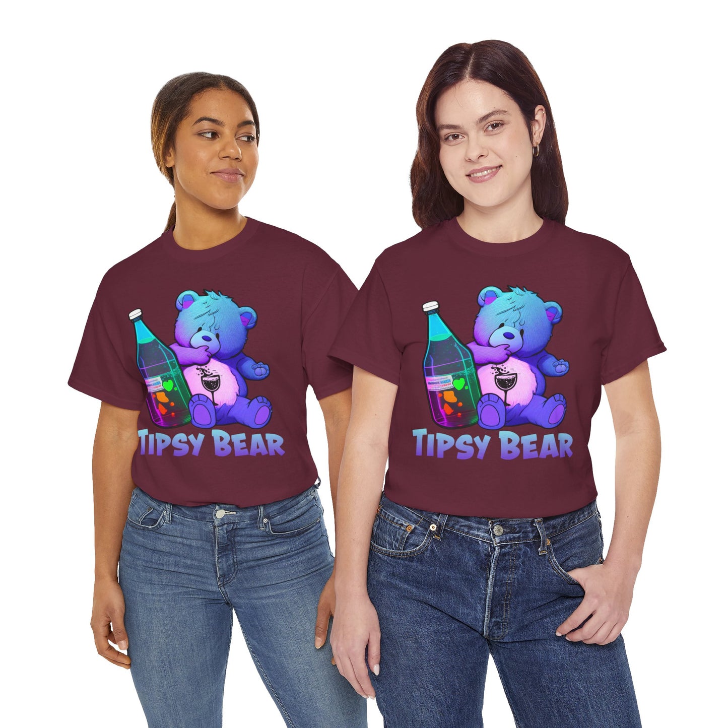 Tipsy Bear - Unisex Heavy Cotton Tee