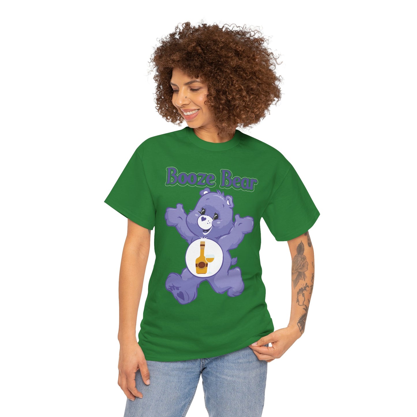 Booze Bear - Unisex Heavy Cotton Tee