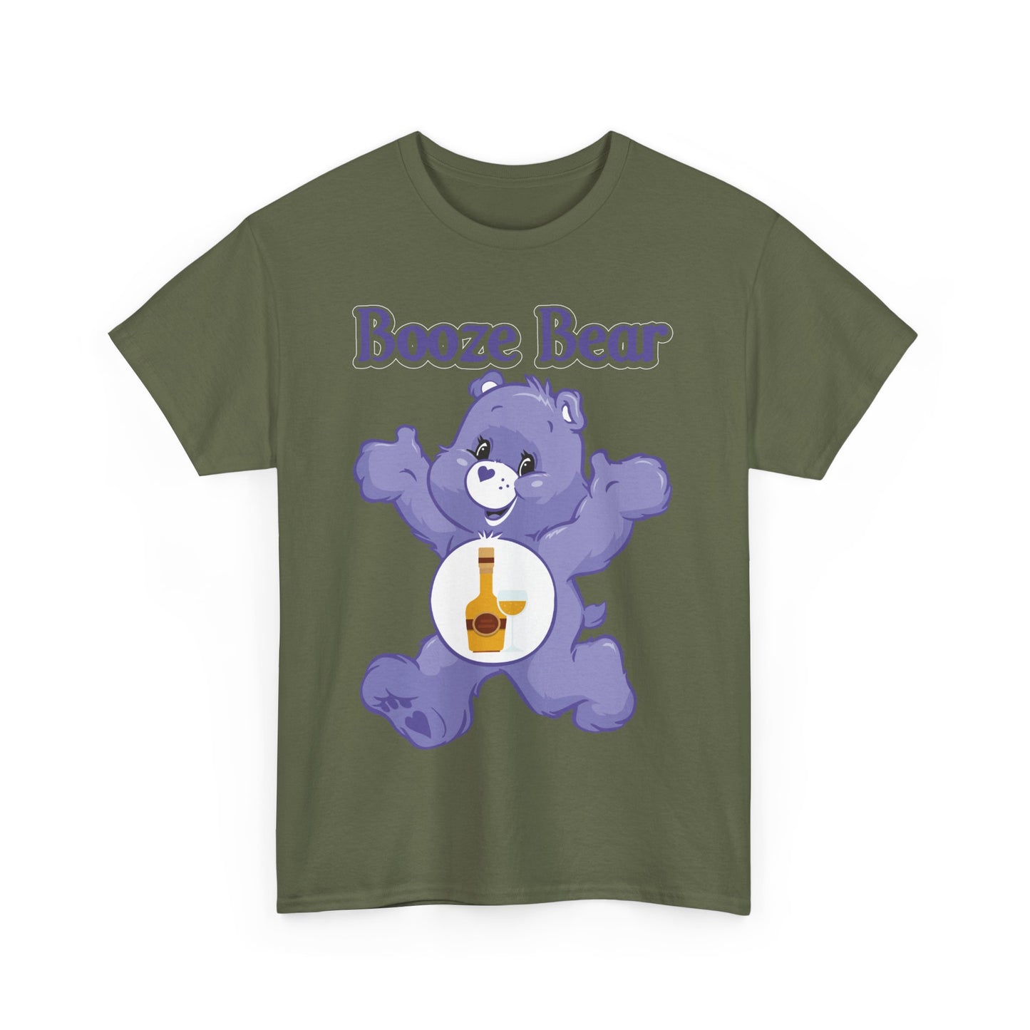 Booze Bear - Unisex Heavy Cotton Tee