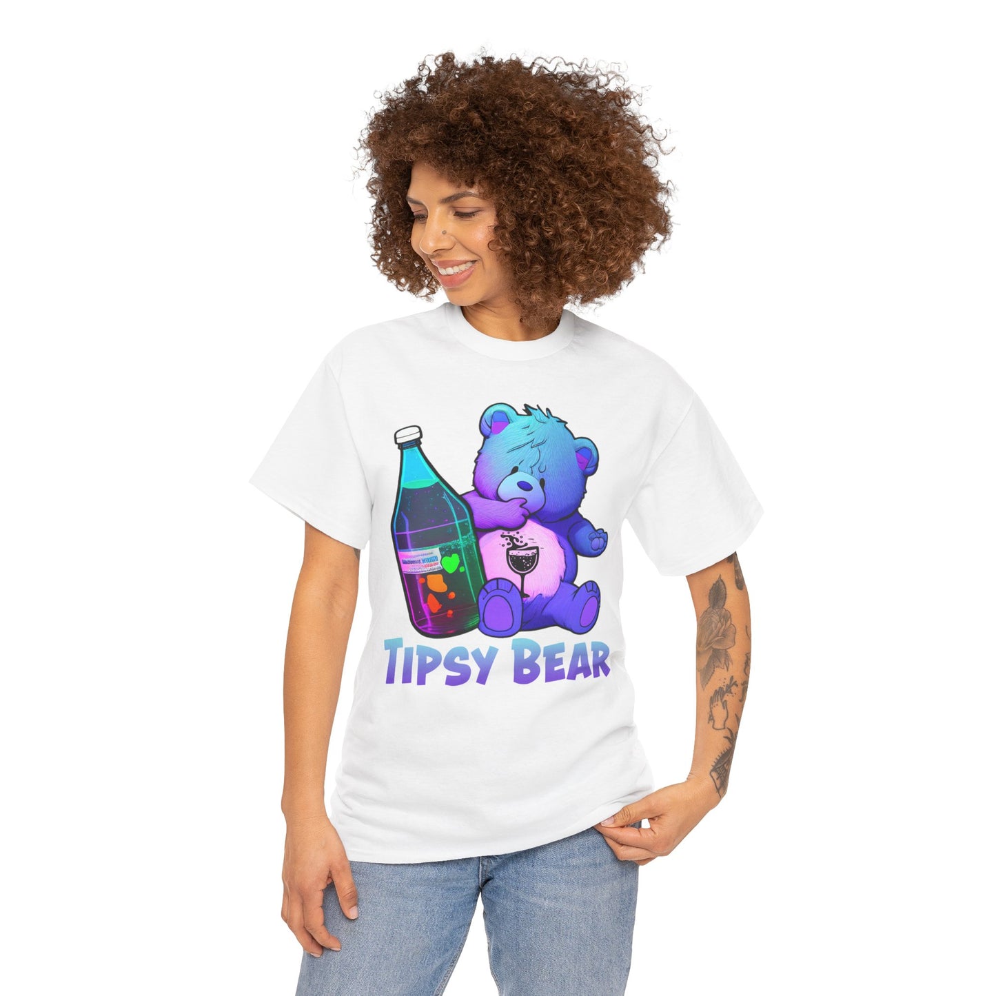 Tipsy Bear - Unisex Heavy Cotton Tee