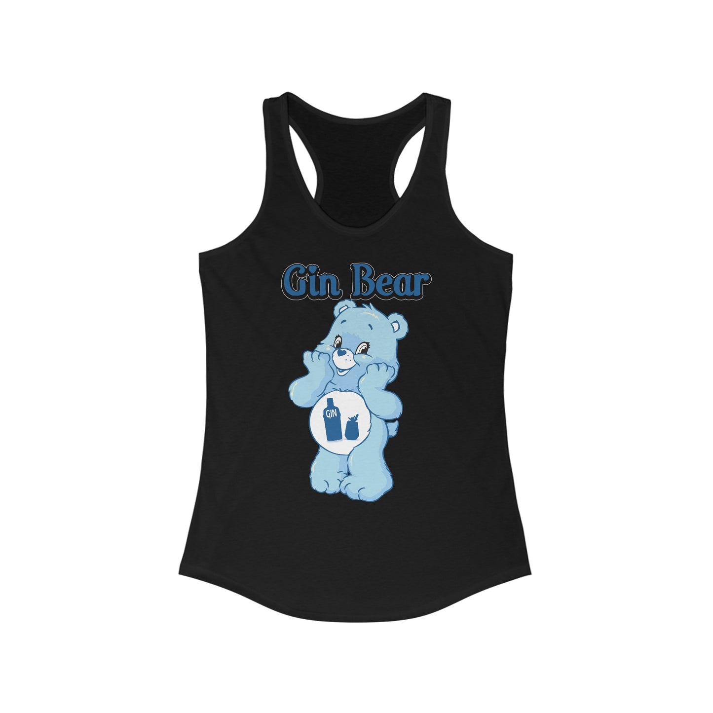 Gin Bear - Women's Ideal Racerback Tank