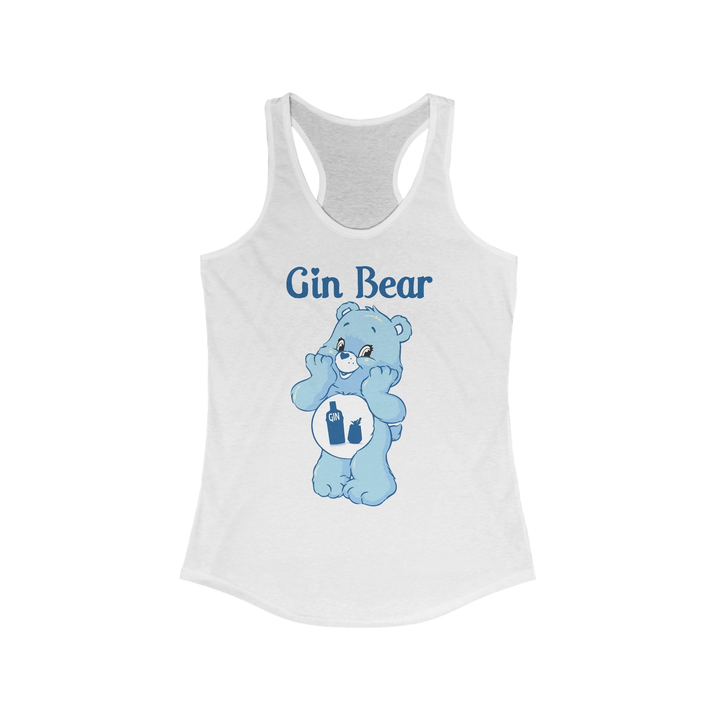 Gin Bear - Women's Ideal Racerback Tank