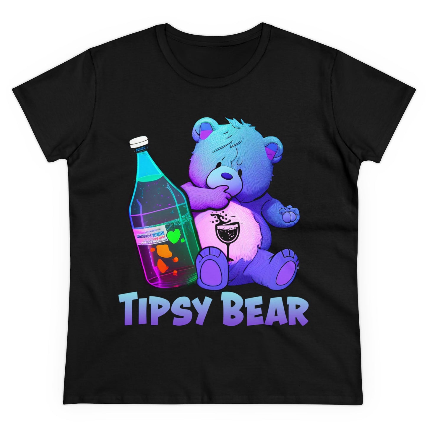 Tipsy Bear - Women's Midweight Cotton Tee