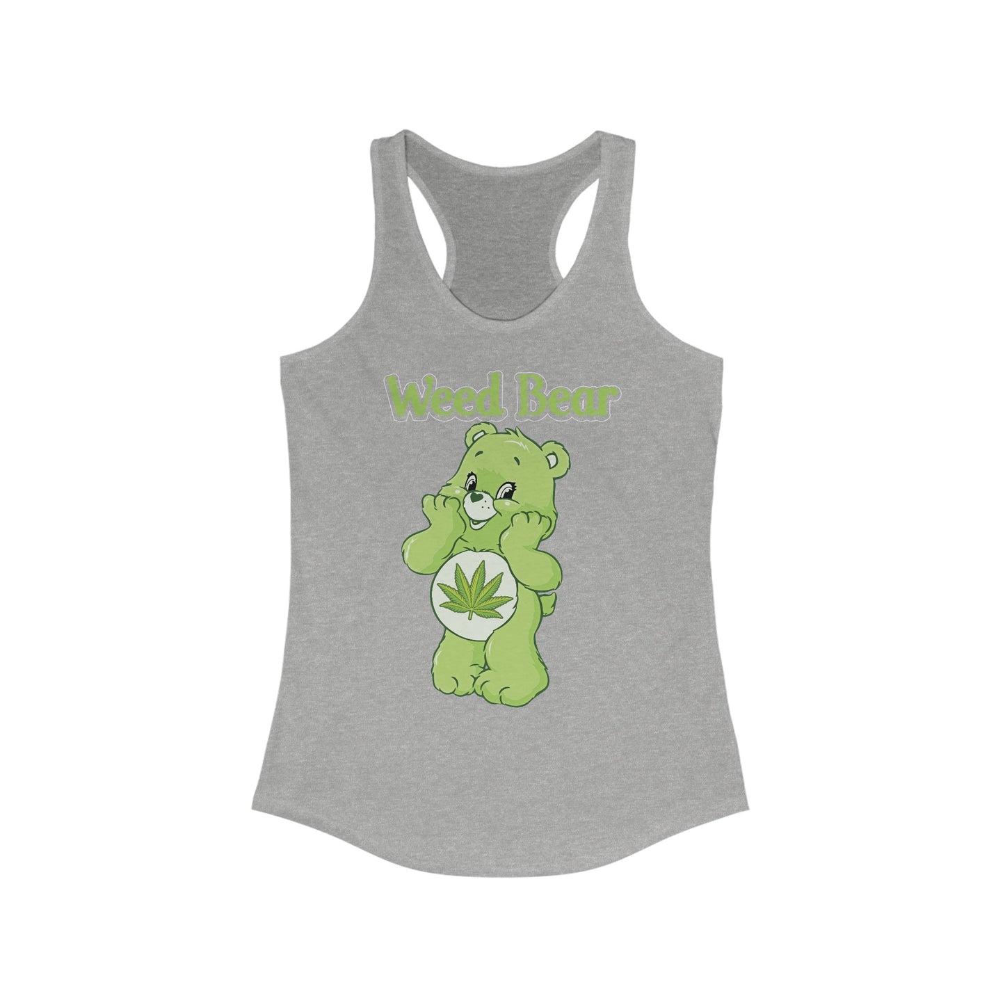 Weed Bear - Women's Ideal Racerback Tank