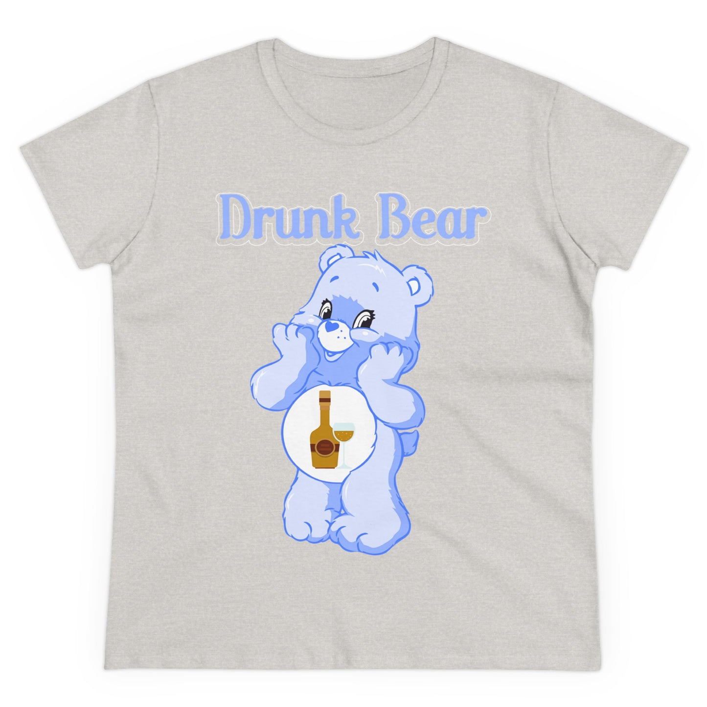 Drunk Bear - Women's Midweight Cotton Tee