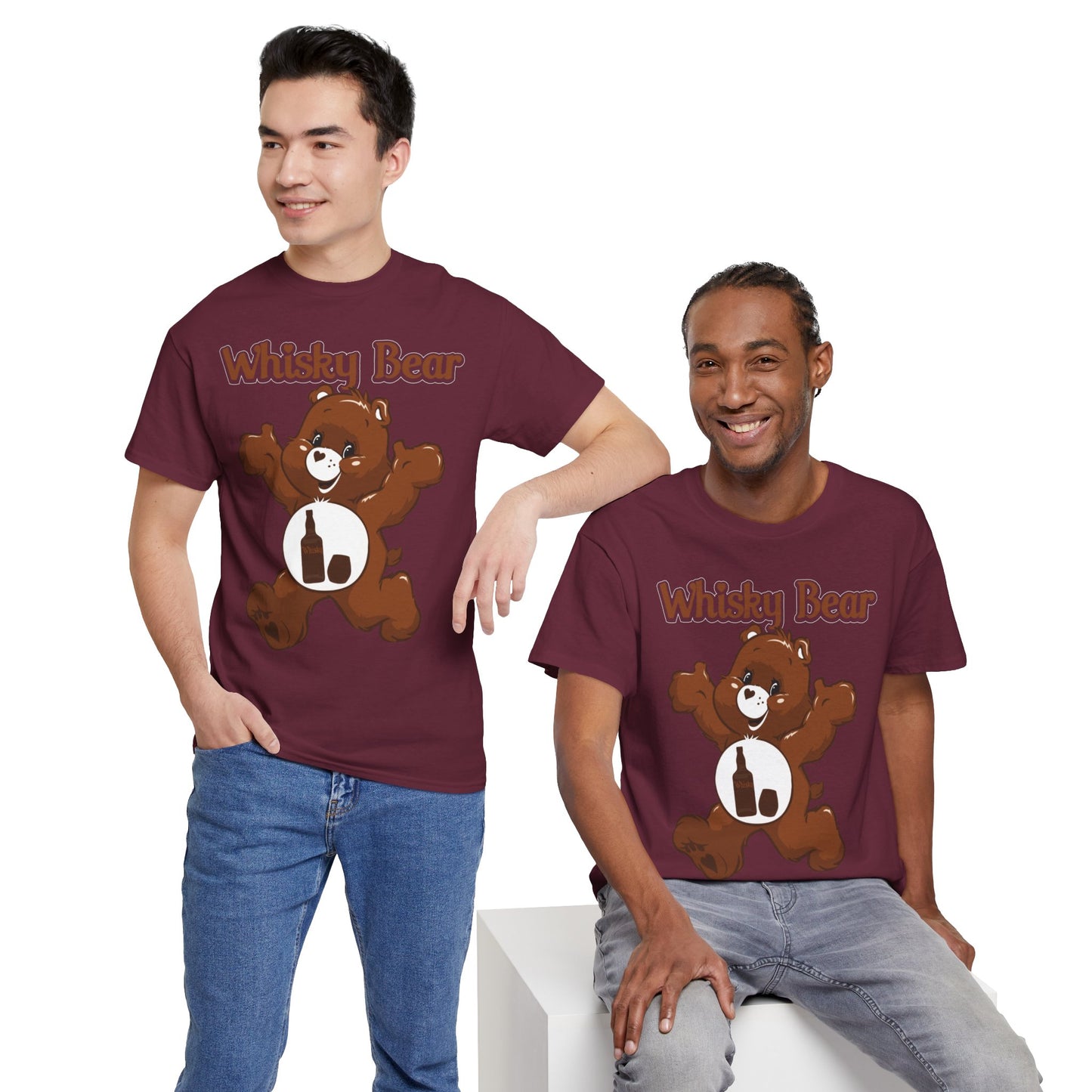 Whisky Bear - Unisex Heavy Cotton Tee