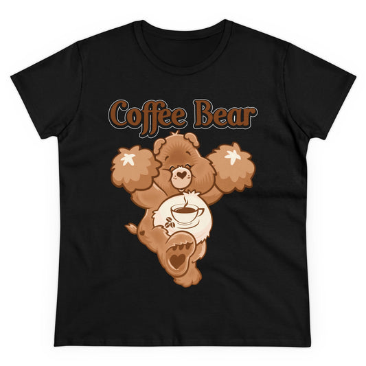 Coffee Bear - Women's Midweight Cotton Tee