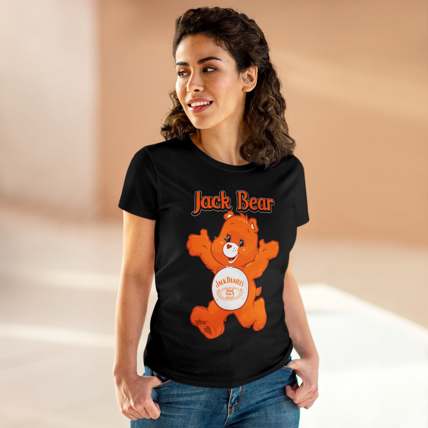 Jack Bear - Women's Midweight Cotton Tee