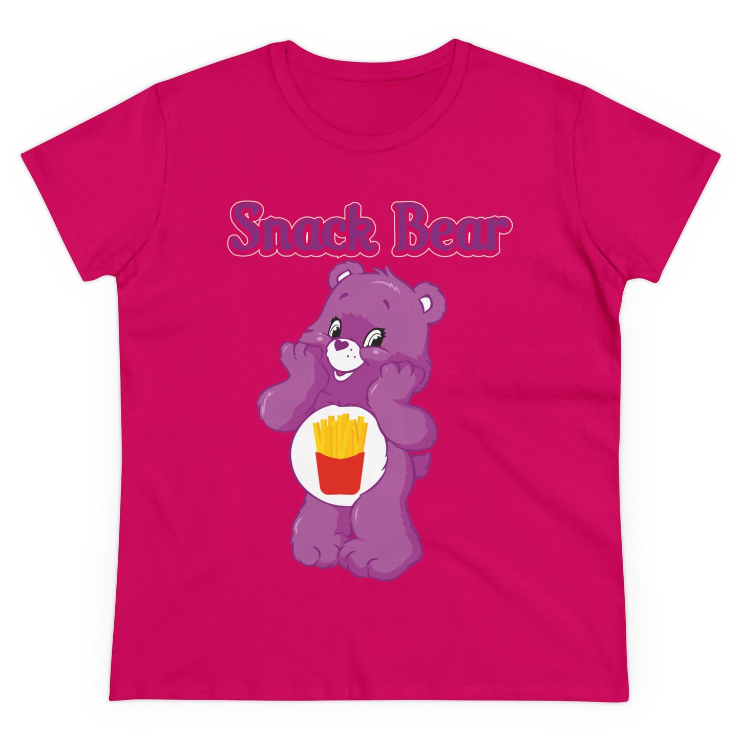 Snack Bear - Women's Midweight Cotton Tee