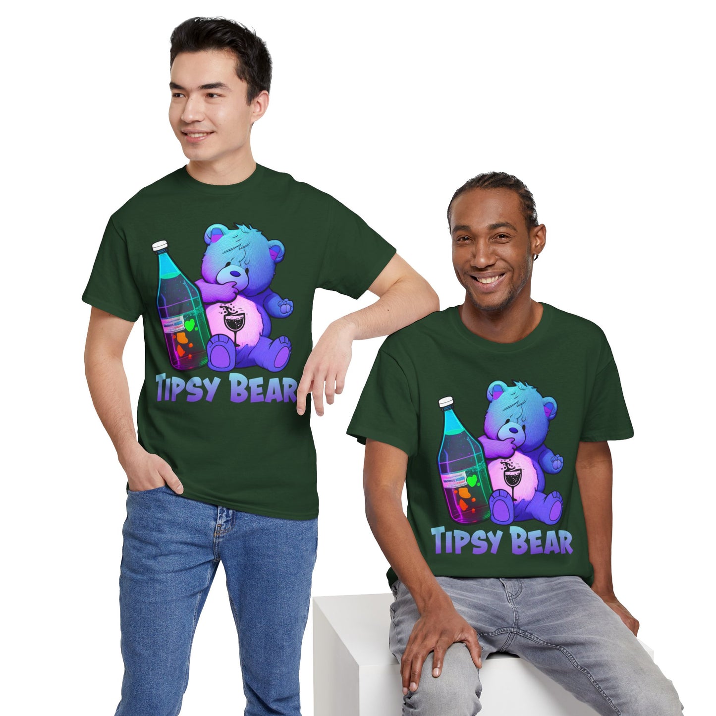 Tipsy Bear - Unisex Heavy Cotton Tee