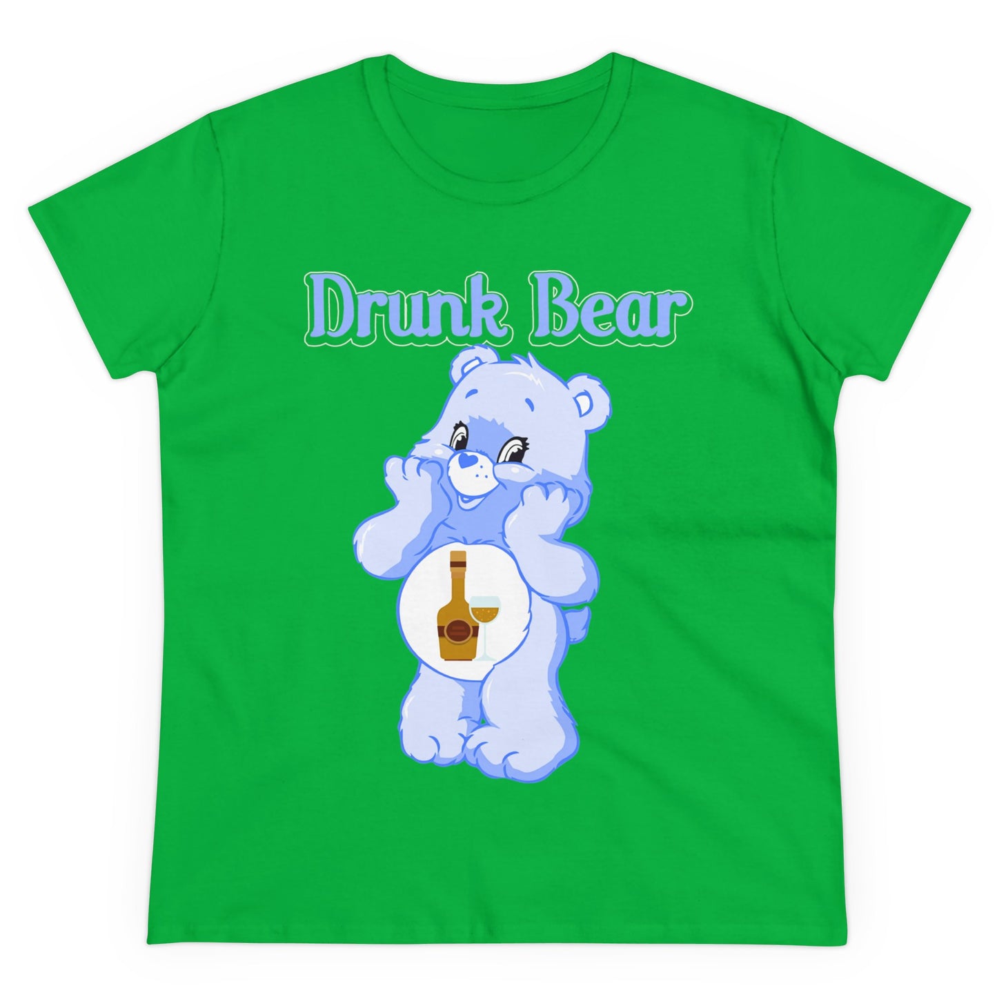 Drunk Bear - Women's Midweight Cotton Tee