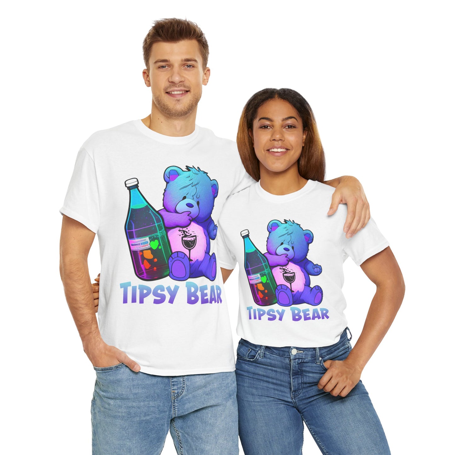 Tipsy Bear - Unisex Heavy Cotton Tee