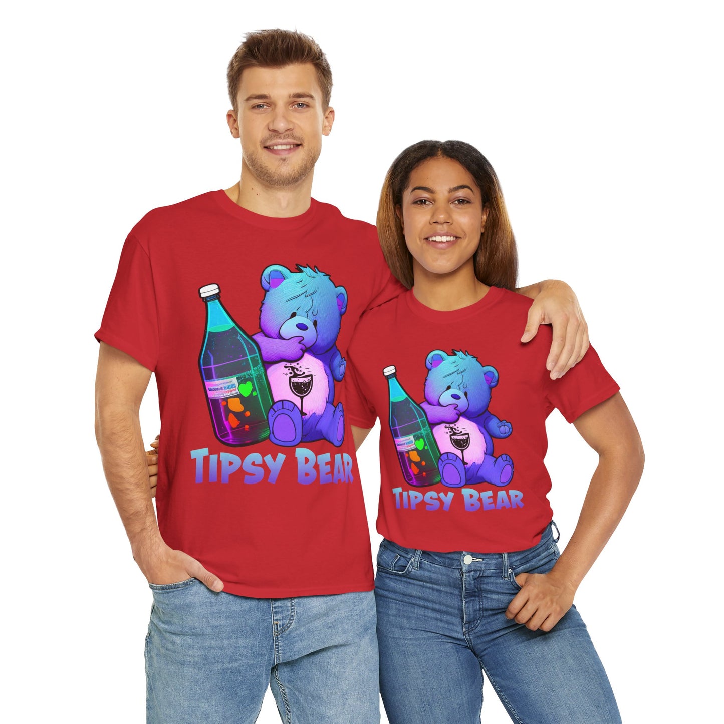 Tipsy Bear - Unisex Heavy Cotton Tee