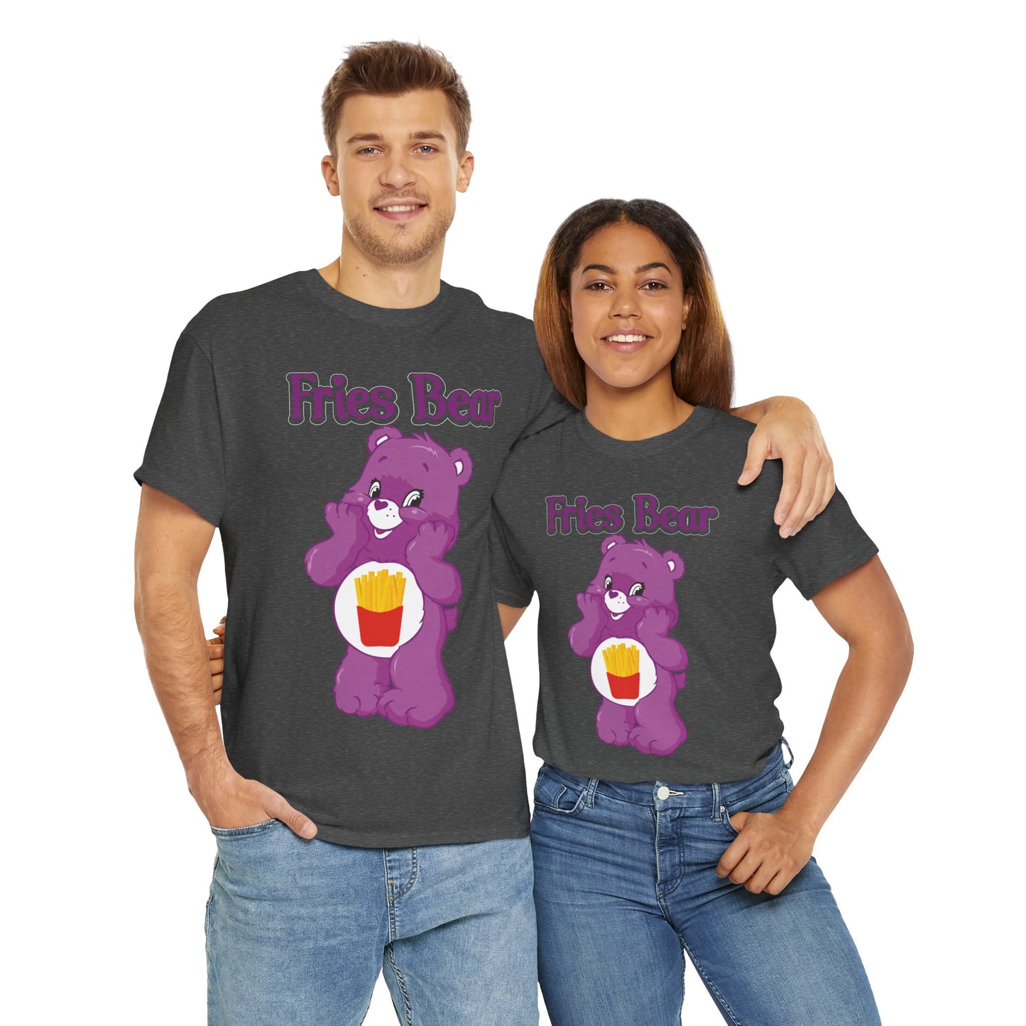 Fries Bear - Unisex Heavy Cotton Tee