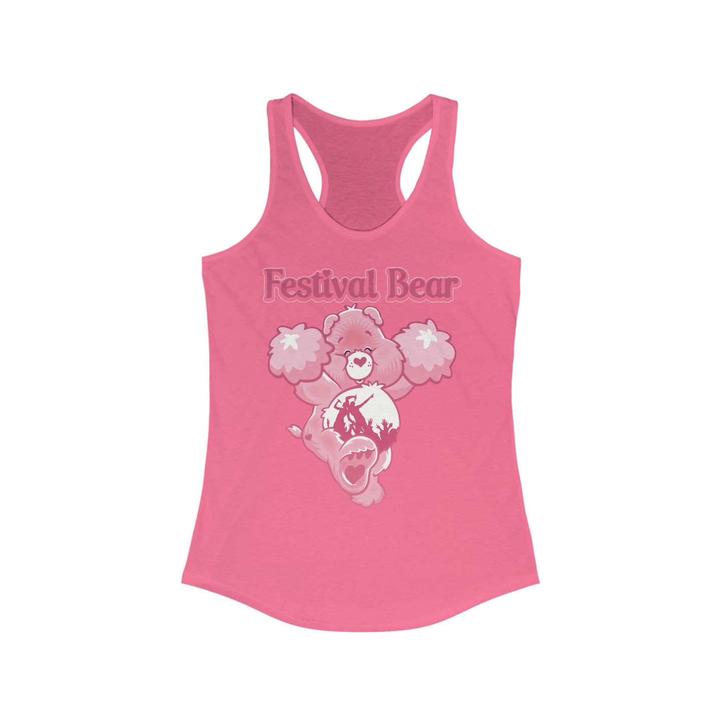 Festival Bear - Women's Ideal Racerback Tank