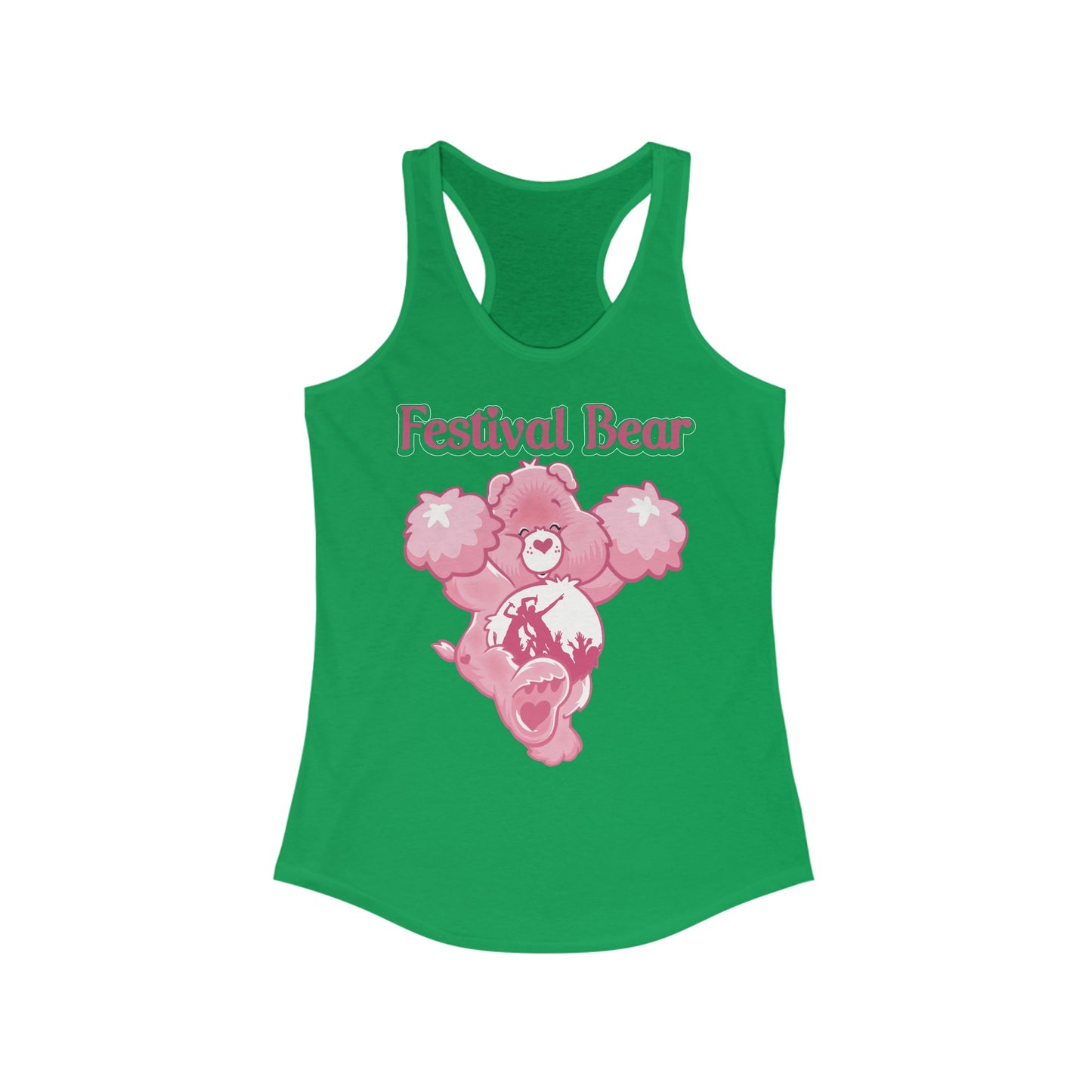 Festival Bear - Women's Ideal Racerback Tank