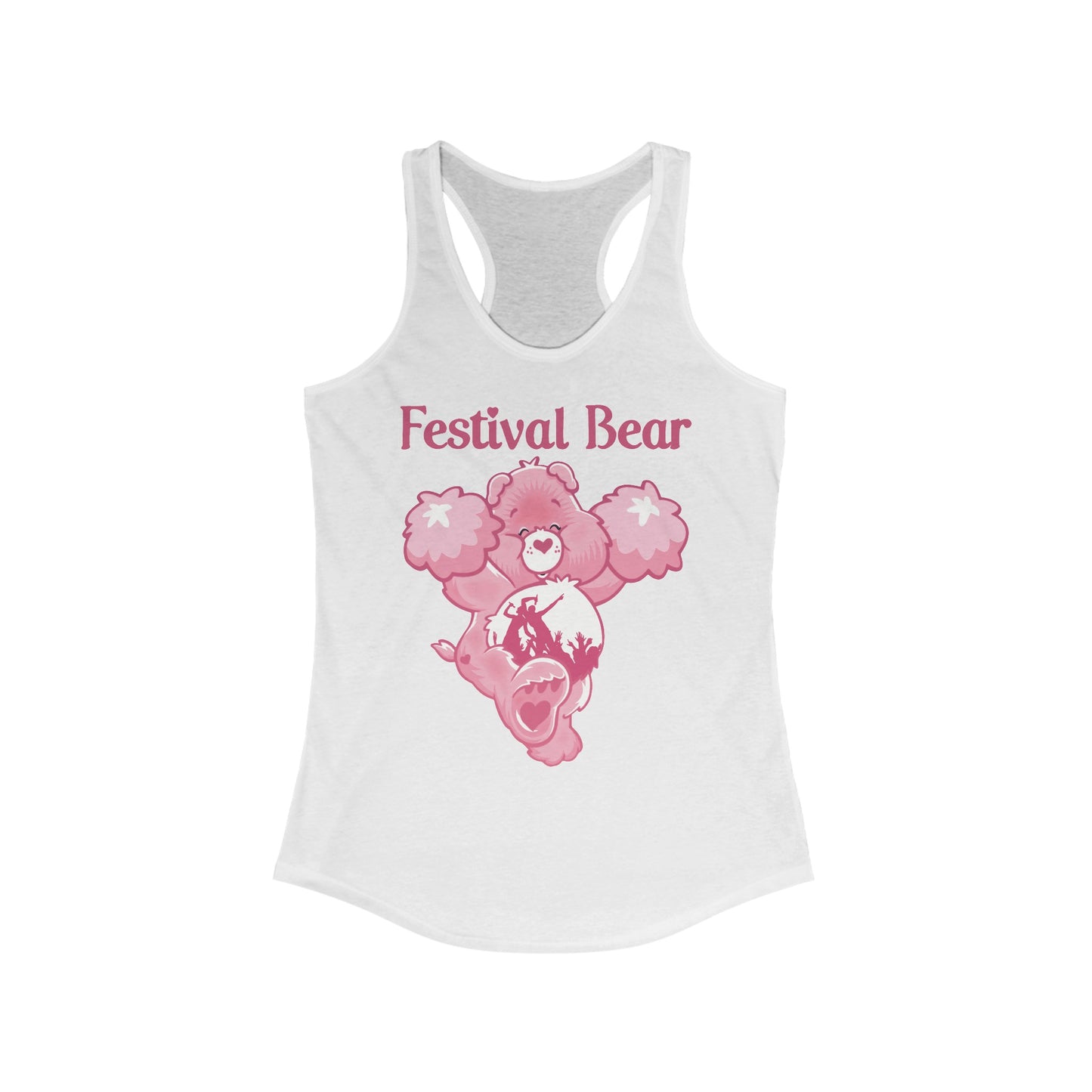 Festival Bear - Women's Ideal Racerback Tank