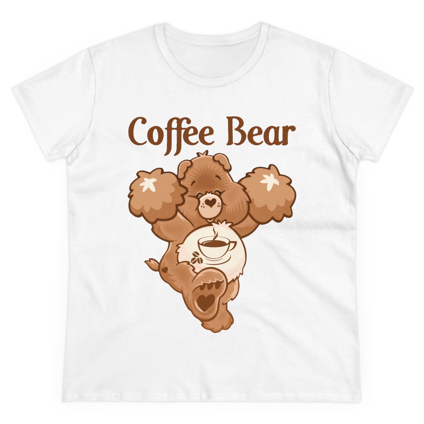 Coffee Bear - Women's Midweight Cotton Tee