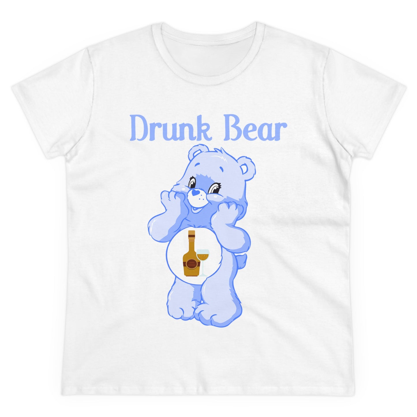 Drunk Bear - Women's Midweight Cotton Tee