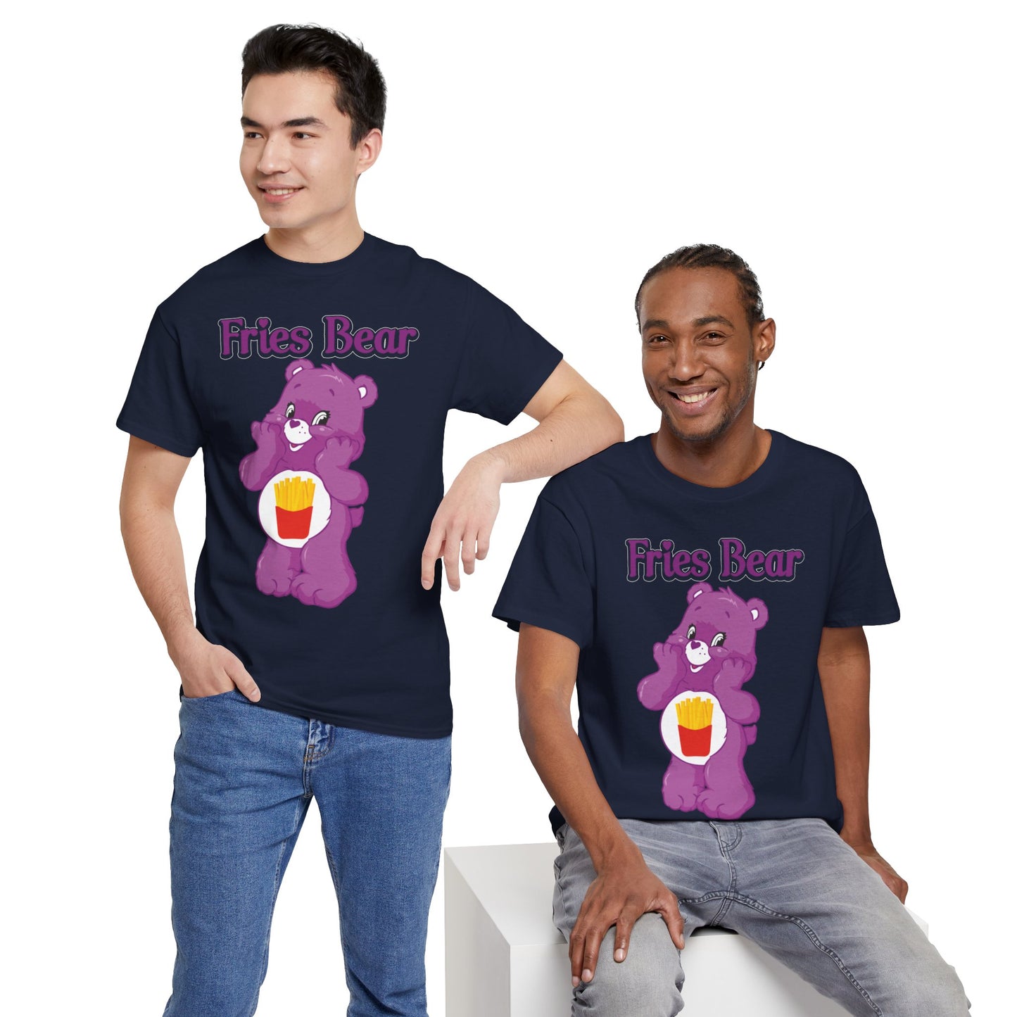 Fries Bear - Unisex Heavy Cotton Tee