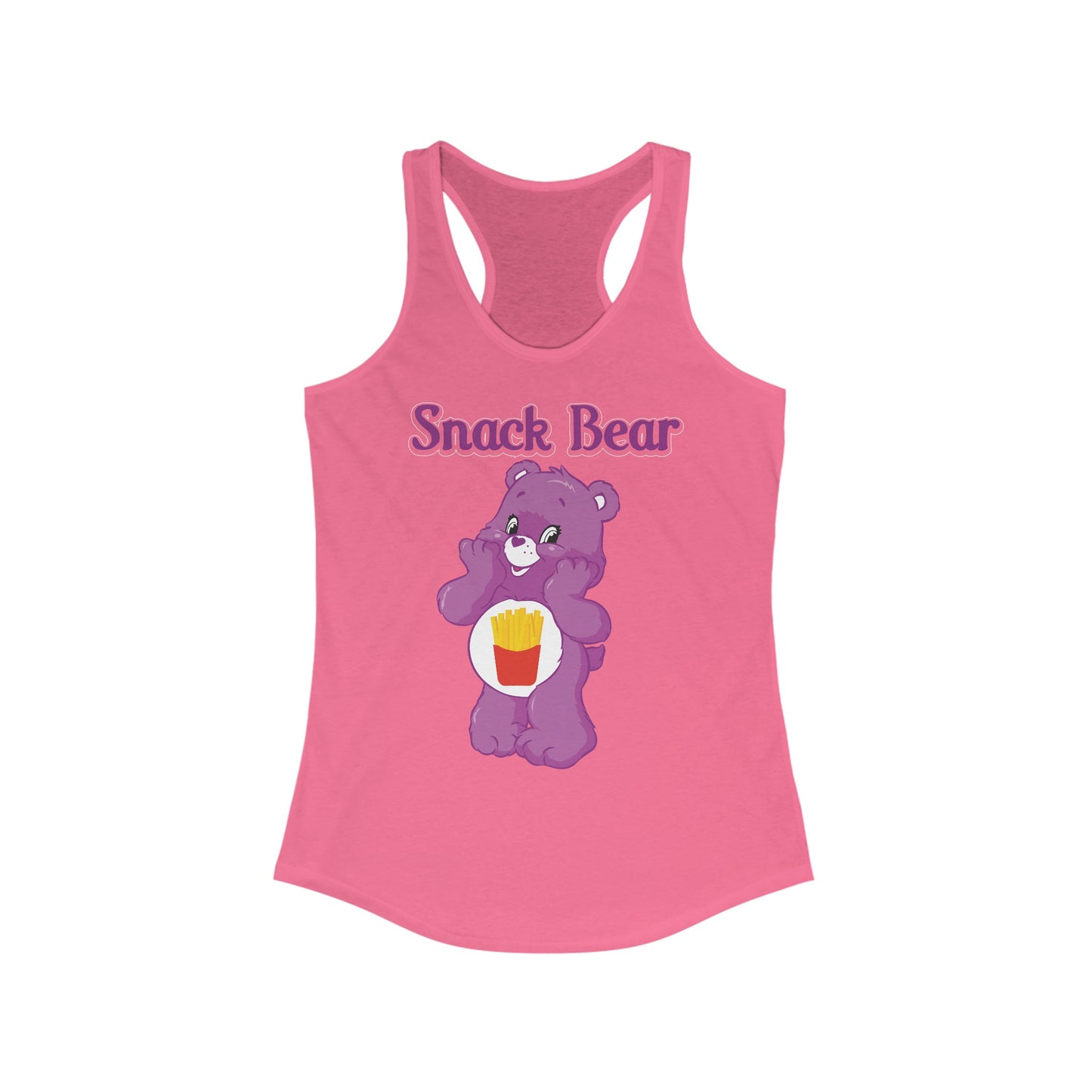 Snack Bear - Women's Ideal Racerback Tank