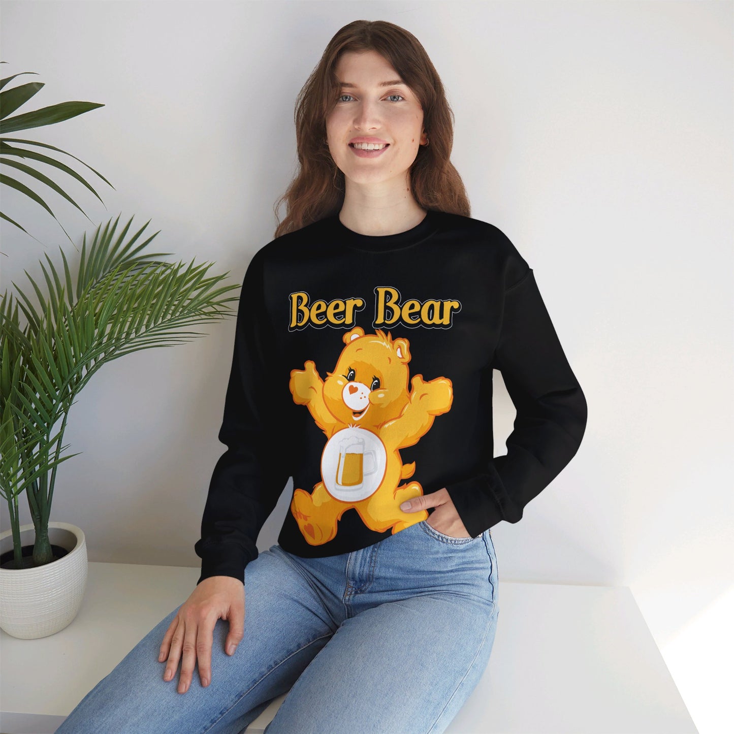 Beer Bear - Unisex Heavy Blend™ Crewneck Sweatshirt