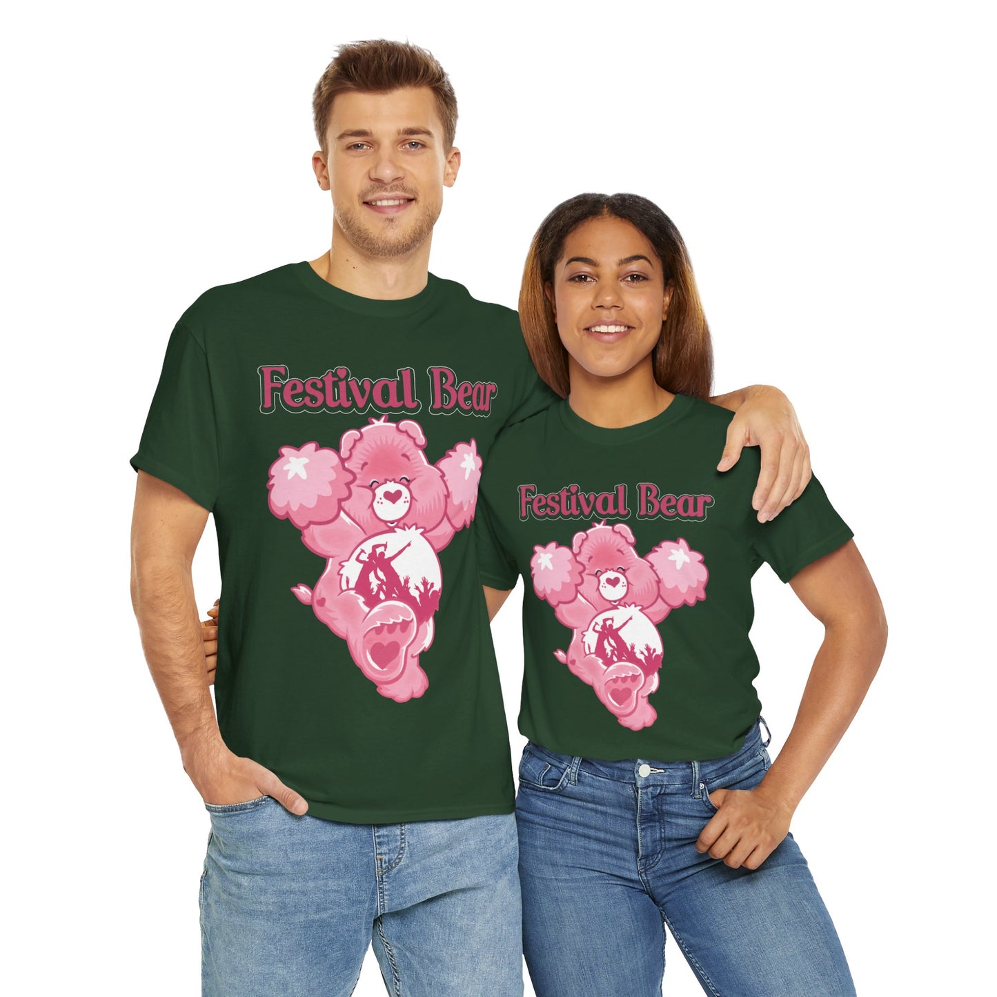 Festival Bear - Unisex Heavy Cotton Tee