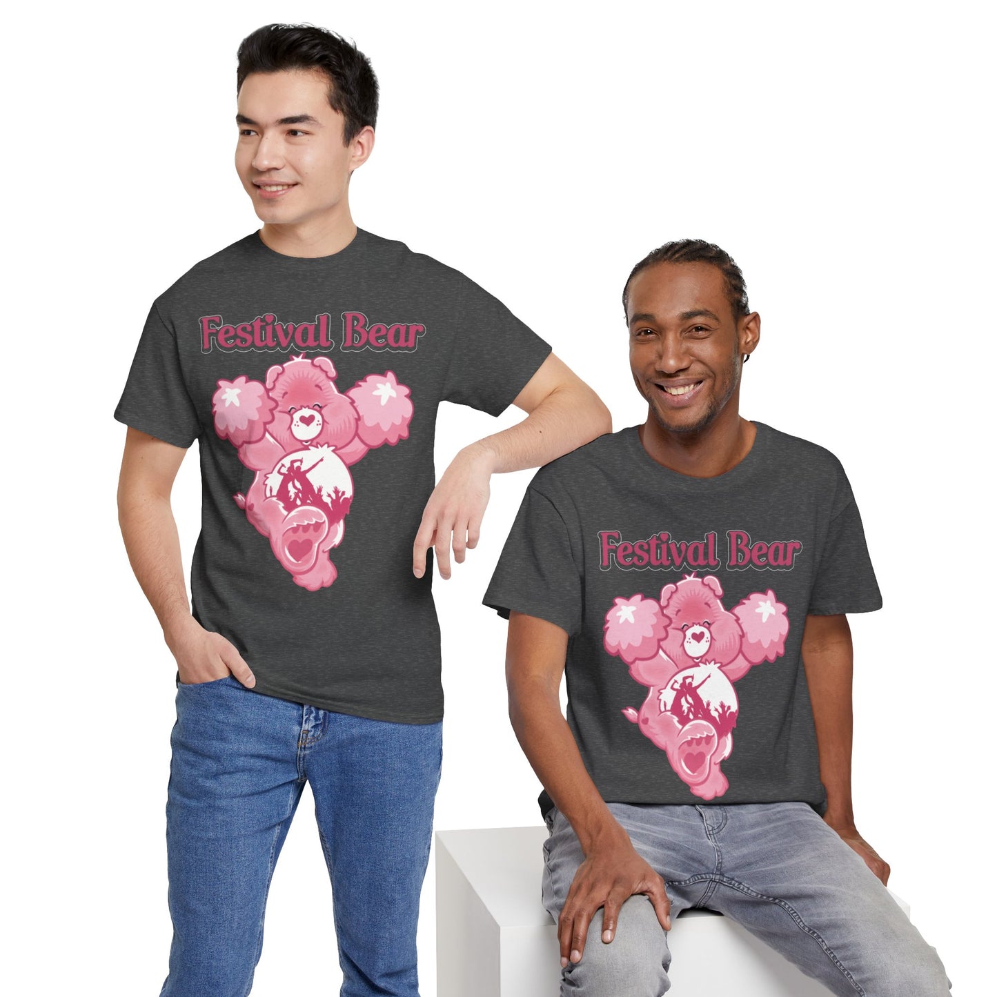 Festival Bear - Unisex Heavy Cotton Tee