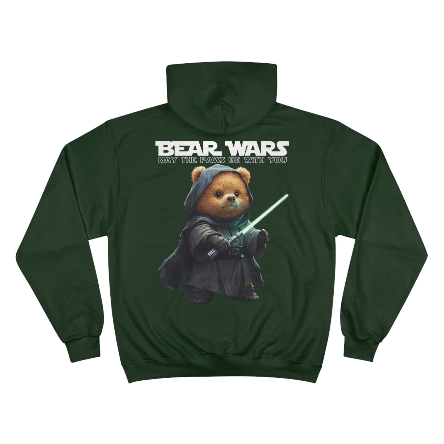 Bear Wars May The Paws Be With You - Champion Hoodie