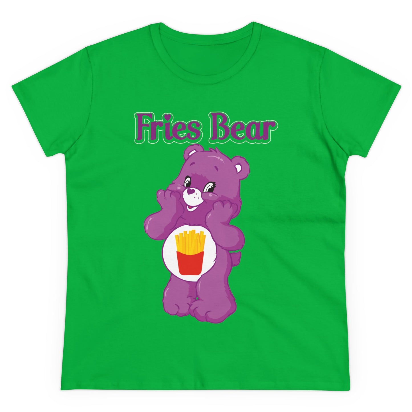 Fries Bear - Women's Midweight Cotton Tee