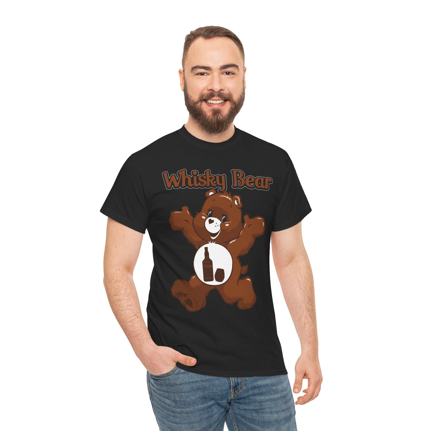 Whisky Bear - Unisex Heavy Cotton Tee