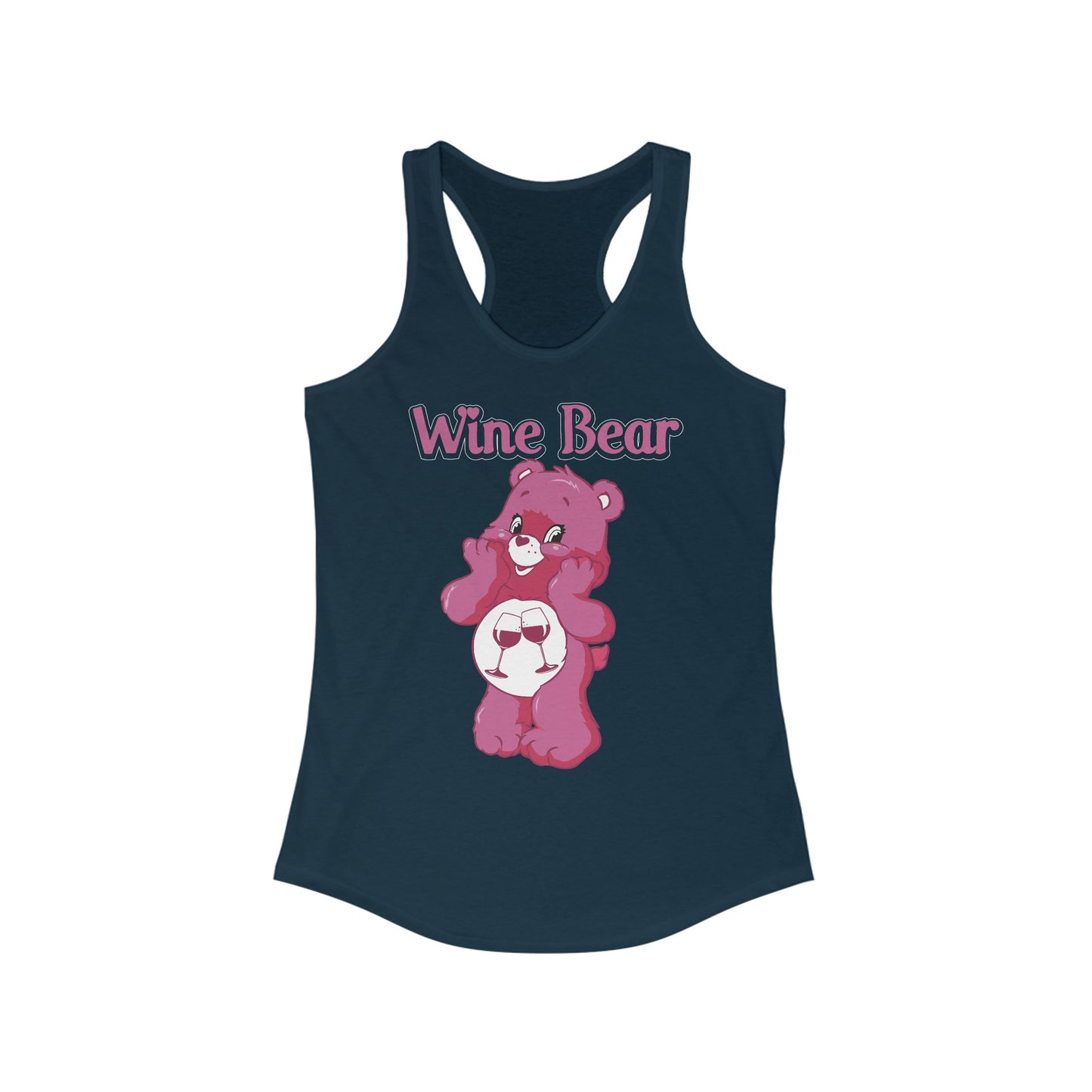 Wine Bear - Women's Ideal Racerback Tank