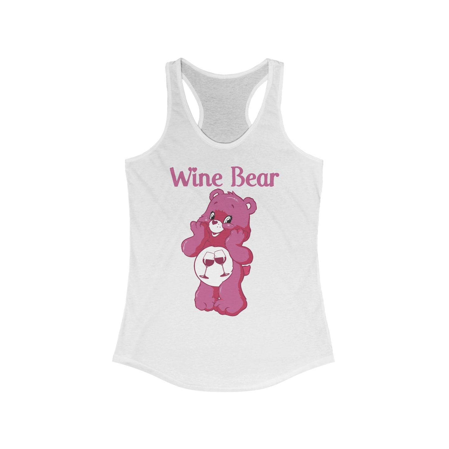 Wine Bear - Women's Ideal Racerback Tank