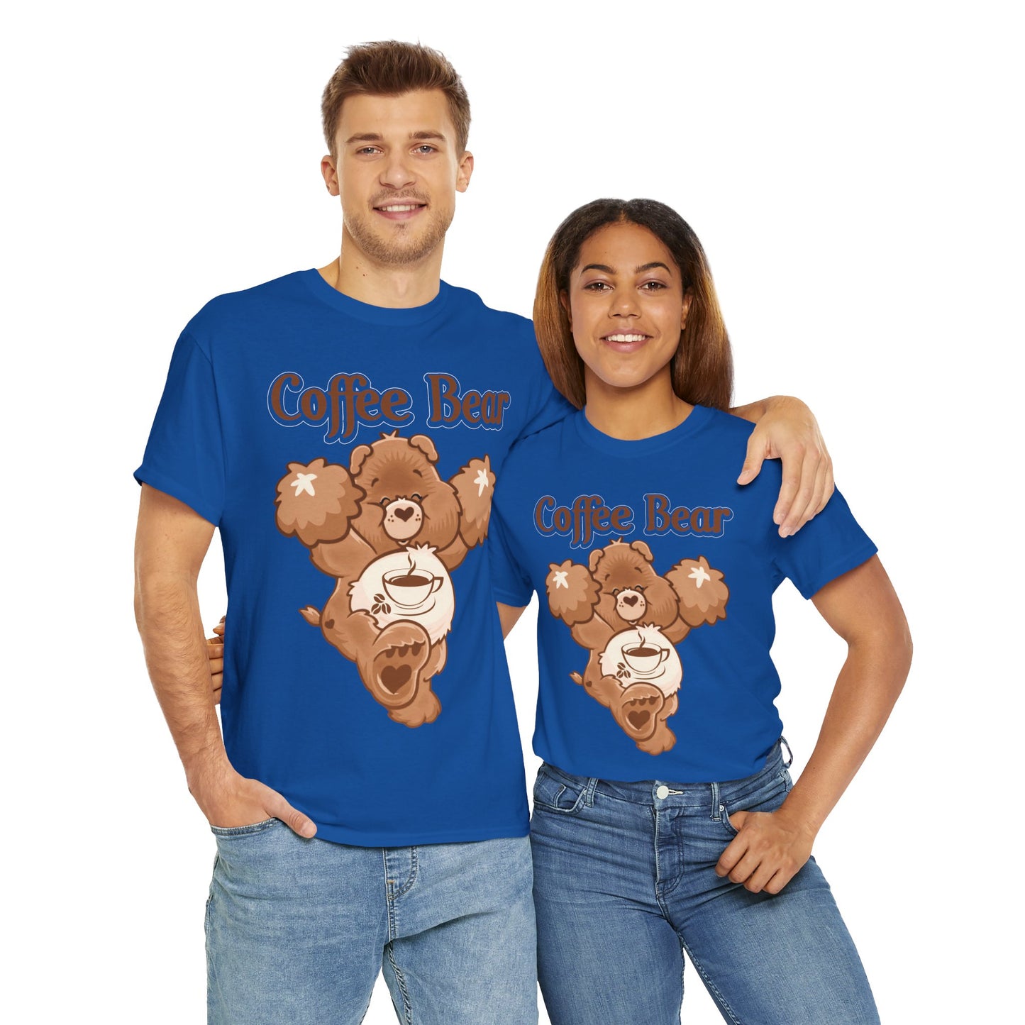 Coffee Bear - Unisex Heavy Cotton Tee