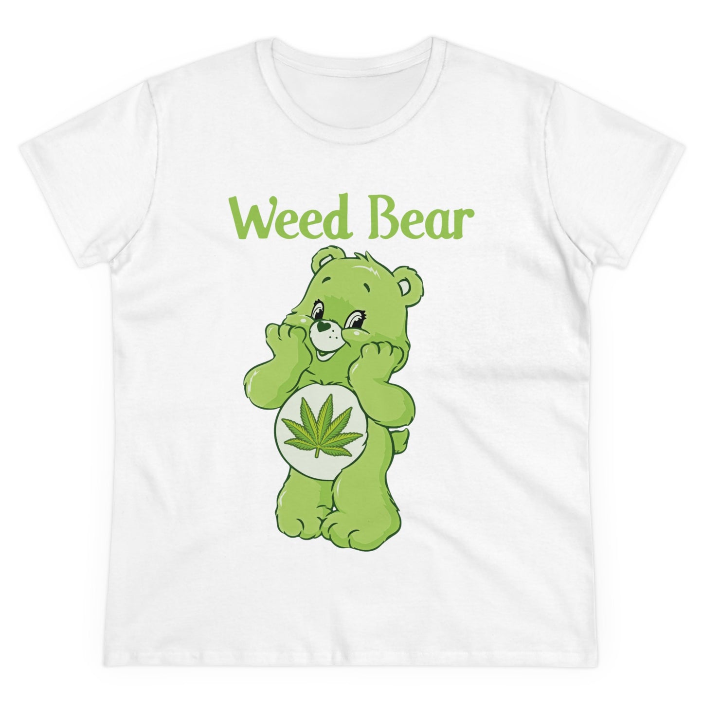 Weed Bear - Women's Midweight Cotton Tee