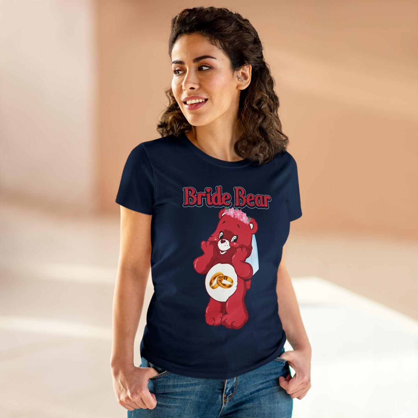 Bride Bear - Women's Midweight Cotton Tee