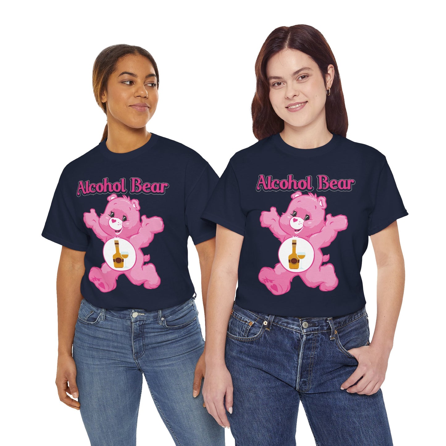 Alcohol Bear - Unisex Heavy Cotton Tee